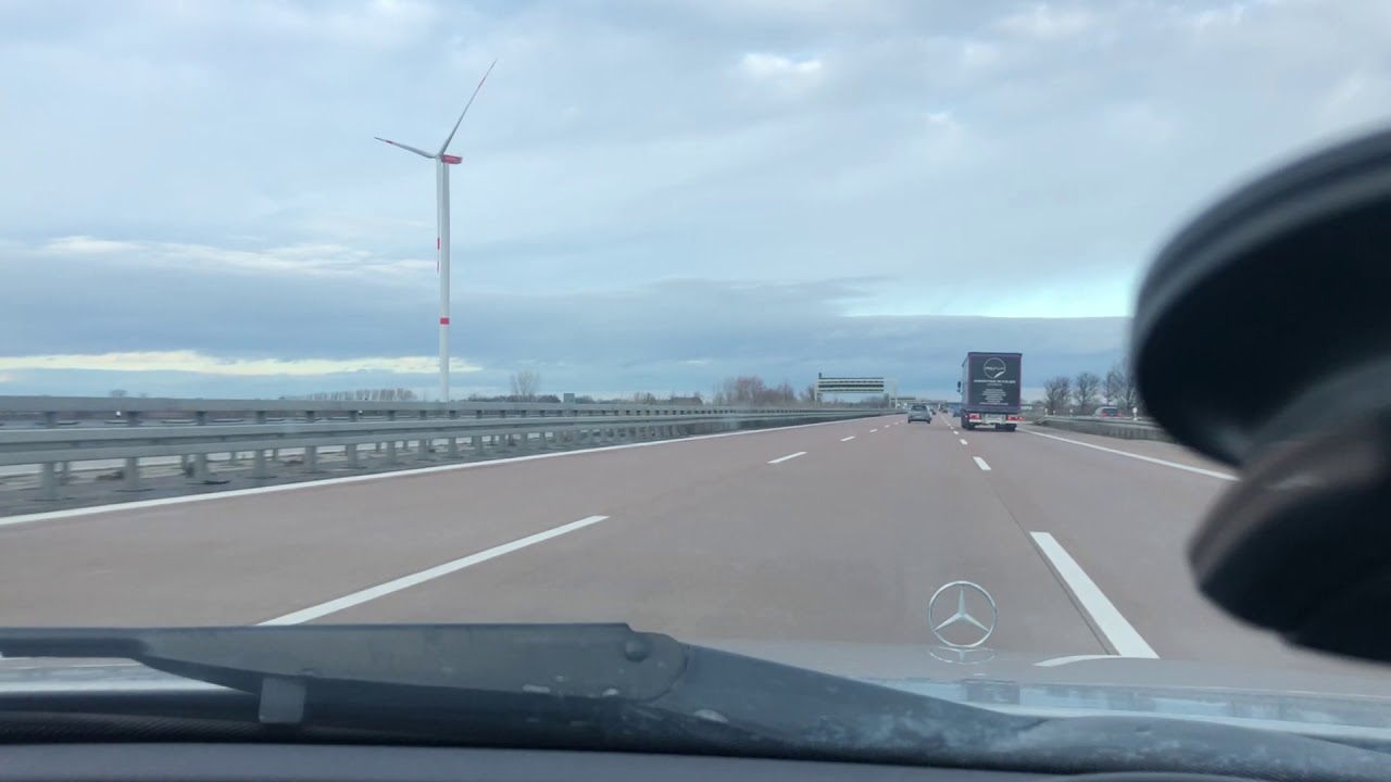 Driving 130km/h on german Autobahn