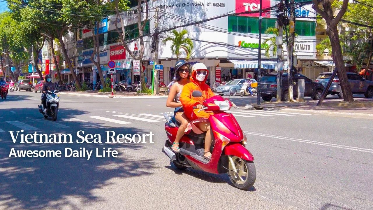 🇻🇳 Vũng Tàu chuyến đi - Vietnam walking tour - Vung Tau | 4K