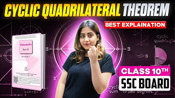 Class 10th Geometry | Chapter 3 Circle | Cyclic Quadrilateral Theorem Proof | Maharashtra Board ✨