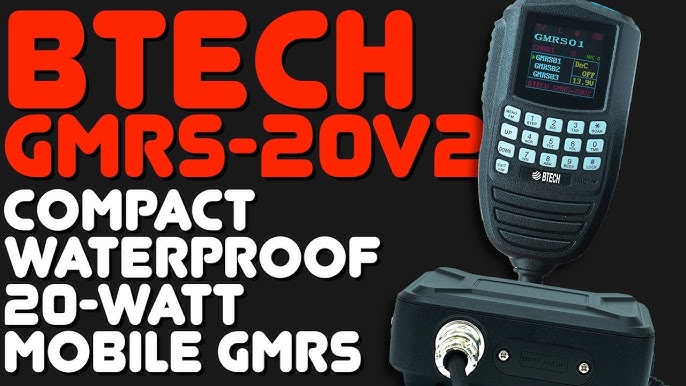 Radioddity DB25-G GMRS Mobile Radio, 25W, Quad Watch