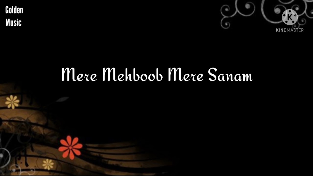 Mere Mehboob Mere Sanam  With Lyrics  Singer  Udit Narayan Alka Yagnik