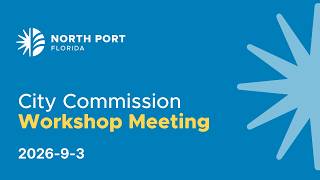City Commission Workshop Meeting 2026-9-3