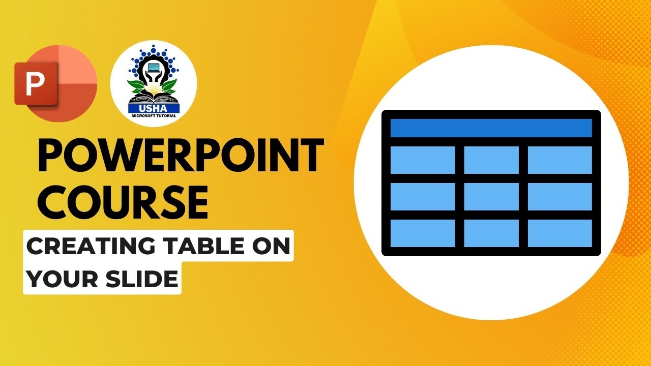 How to make a creative Table format in PowerPoint | Table Layout ...