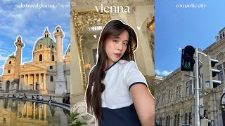 SOLO TRAVEL DIARIES: dreamy vienna, everything i did in 3 days, exploring, belvedere palace & more