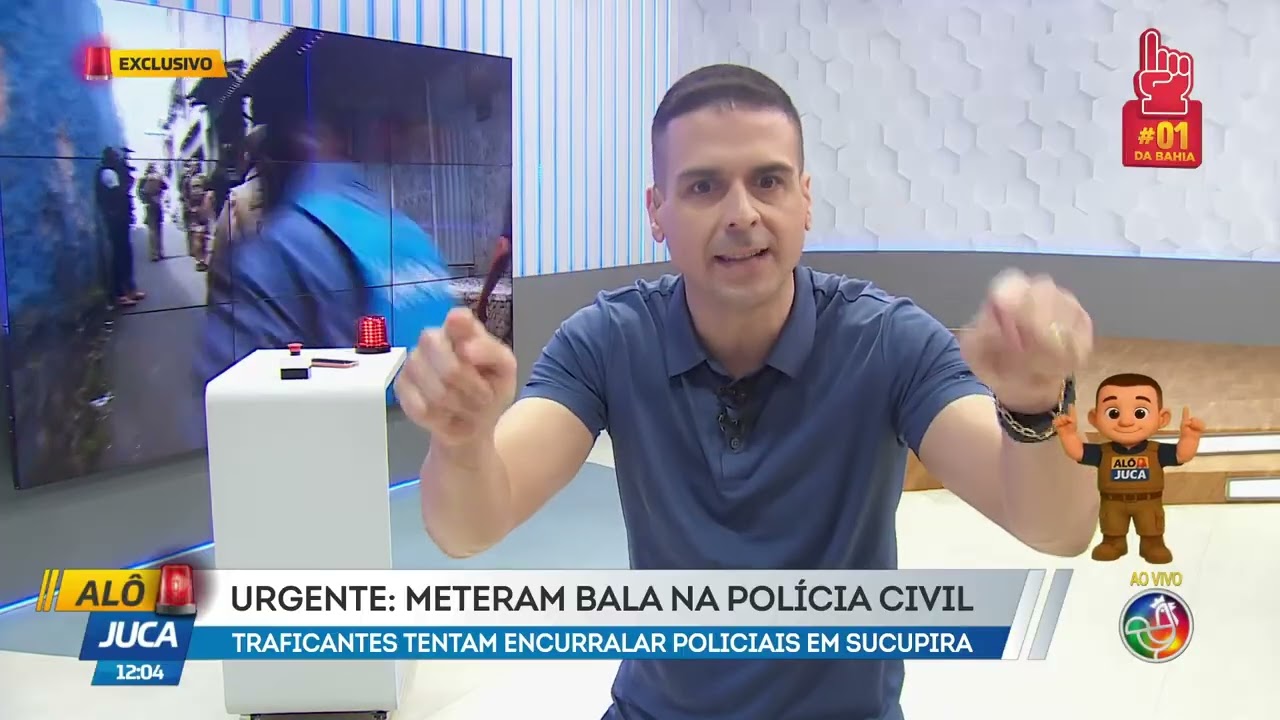 Urgente: Meteram bala na polícia civil | ALÔ JUCA | TV ARATU