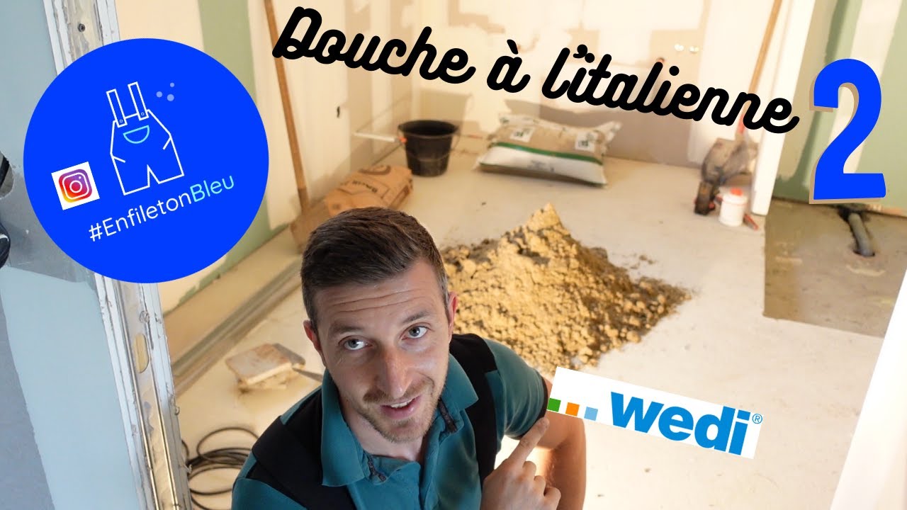 Douche à l'italienne