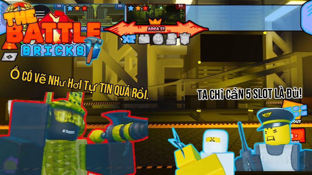 (The Battle Brick) Hướng dẫn đánh bại EXEC Chapter 3, 3 sao với 4 slot siêu dễ mà ko cần base ngon.