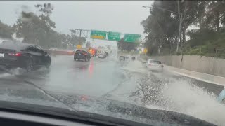 San Diego Winter Storm - 5 p.m. update | North County cities receive more than half an inch of rain