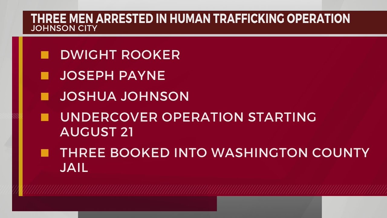 TBI: 3 arrested in JC after human trafficking operation - YouTube