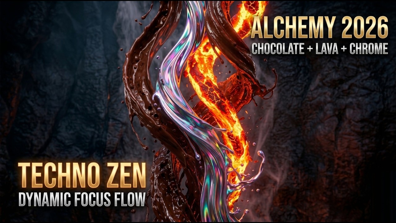 在 YouTube 上觀看「Future Zen: Molten Chocolate Chrome & Lava Flow | Deep Techno Yoga Fusion」 在 YouTube 上觀看「Future Zen: Molten Chocolate Chrome & Lava Flow | Deep Techno Yoga Fusion」