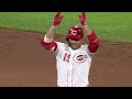Joey Votto brings home two with a double to give the Reds the lead over the Cubs