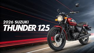 รวว Suzuki Thunder 125 รนป 2026 ความเทสไตลคลาสสก ขงาย ประหยดนำมนสด