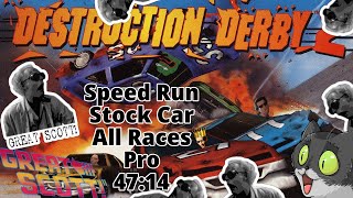 (World Record) Destruction Derby 2 Stock Car All Races Speedrun 47:14