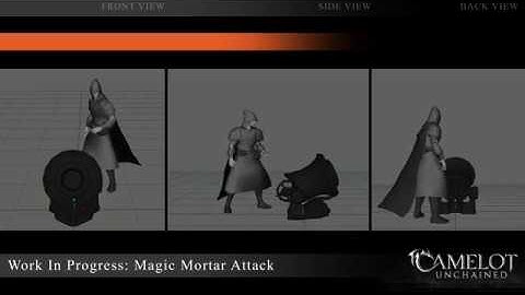 Camelot Unchained: Work-In-Progress Magic Mortar Attack Animation