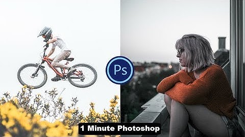 1 Minute Photoshop - White Color Grading FREE Camera Raw Preset