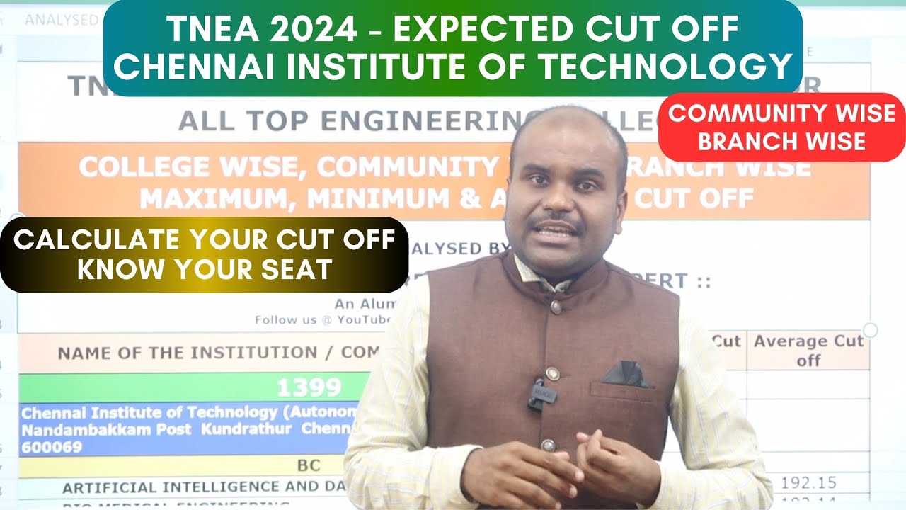 TNEA 2024 | Chennai Institute of Technology | Expected Cut Off ...