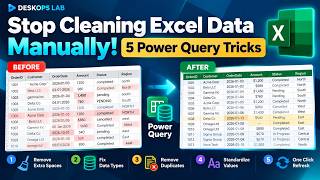 Stop Cleaning Excel Data Manually! 5 Power Query Tricks