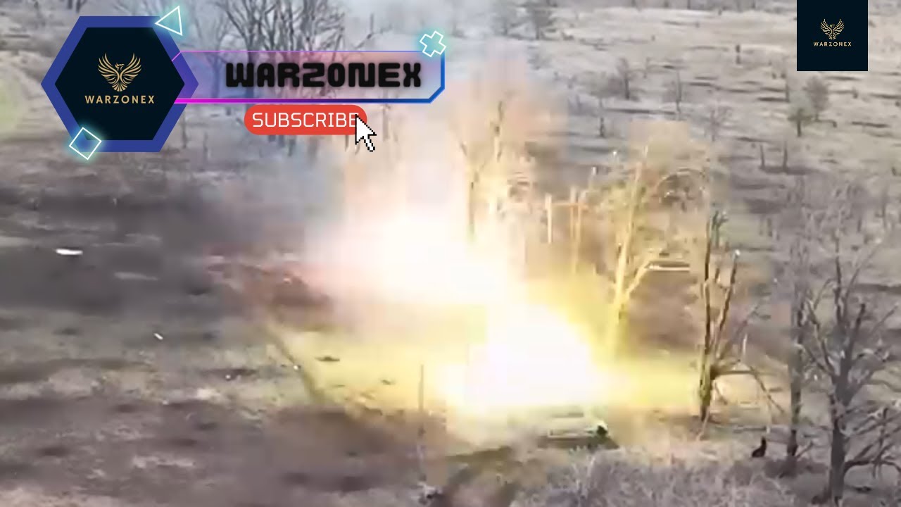 Ukrainian tanks blow up Russians in trenches, supported by combat ...