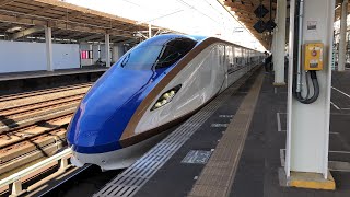 JR東日本E7系 回送 小山駅発車
