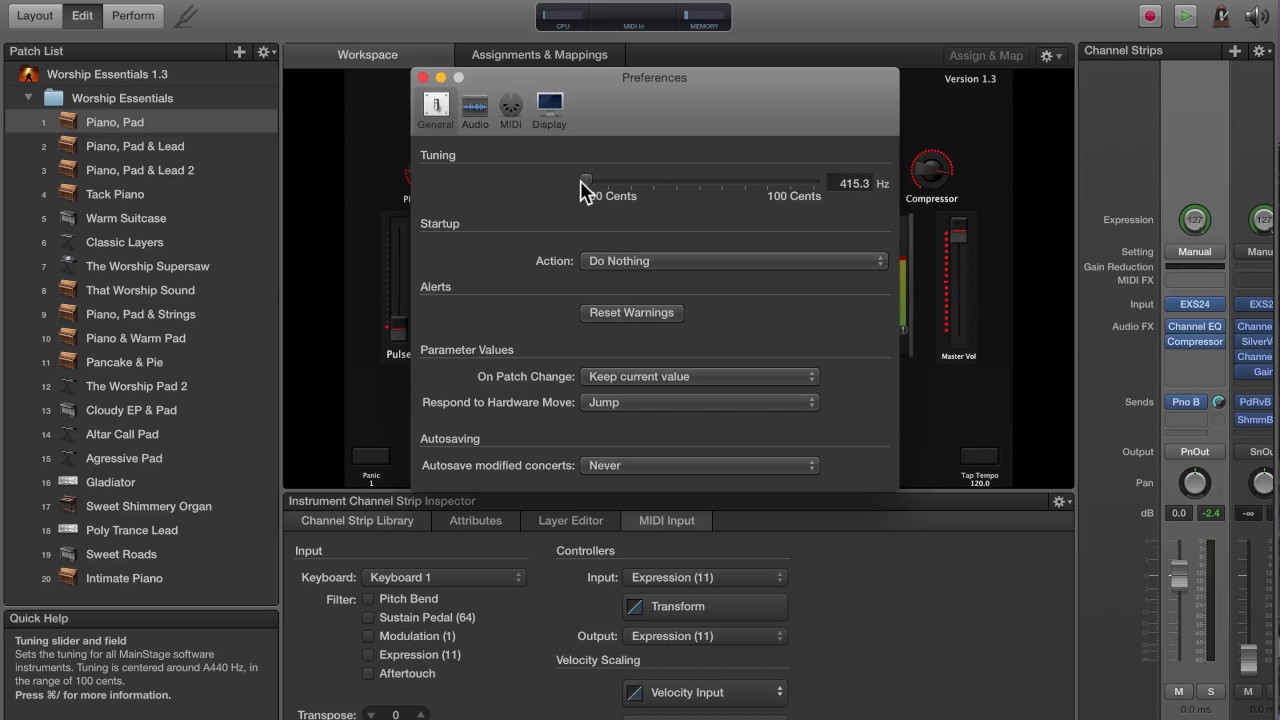 MainStage 3 Desafinado Y Como Arreglarlo