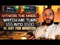 WITNESS THE MAGIC: WATCH ME TIRN $55 INTO $500!