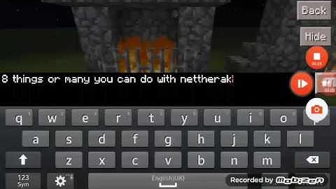 Minecraft 8 things you can do with netherrack