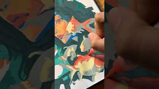 Drawing Using Arrtx Acrylic Markers 𓇼