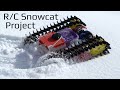 R/C Snowcat - New Track Design - RCTESTFLIGHT