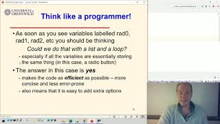 Python 10-6: GUIs - Radio buttons