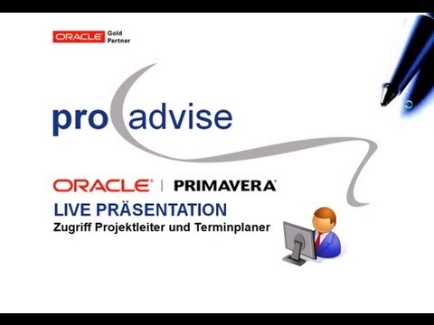 Oracle Primavera P6EPPM - Terminplanung