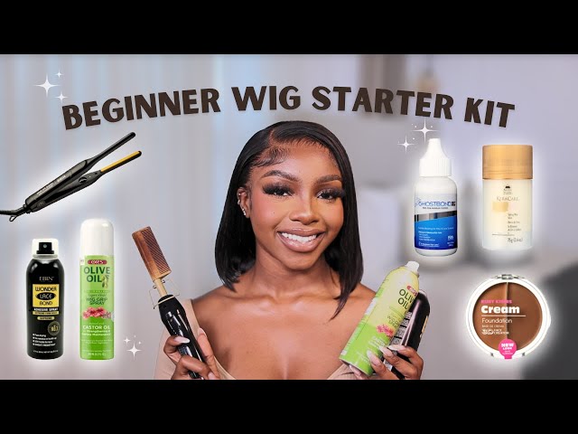 10 ESSENTIAL PRODUCTS FOR A PERFECT WIG INSTALL, Wig Install Starter Kit  for BEGINNERS