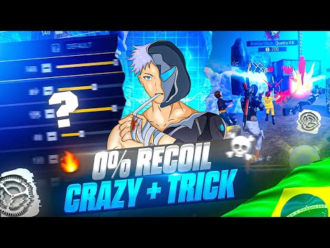 CRAZY 0% RECOIL TRICK🇧🇷FIRE BUTTON POWER + PERFECT SENSI🔥100% WORKING🤯