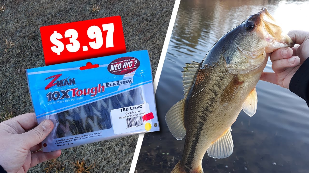Bass Fishing Zman Canada Craw Ned Rig YouTube