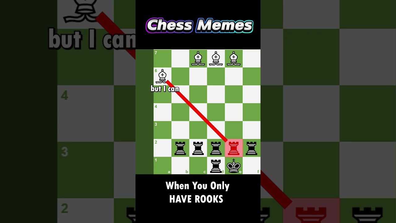 The King's 15 Bishops vs. 15 Rooks | Chess Memes