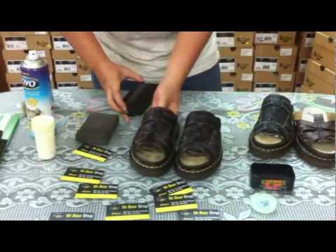 Cách phân biệt dr.martens fake và chính hãng, cách phục hồi da xuống màu | dép đốc tờ nam