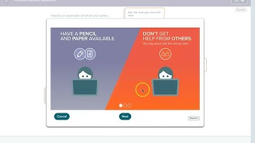 ALEKS PPL Student View- How to take a Placement Assessment in ALEKS PPL