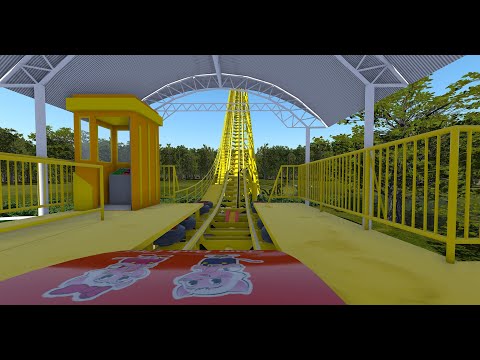 360° View | Loop the Loop roller coaster POV - รถไฟเหาะตีลังกาลูปเดอะลูป สวนสยาม