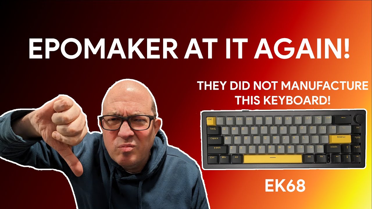 Epomaker EK68 review - Epomaker lying again claiming they made this kit,  they didn't. It's a GMK67.