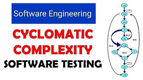 Cyclomatic complexity in software testing in hindi / urdu