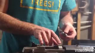 How to put scope mount on a Ruger mini 14