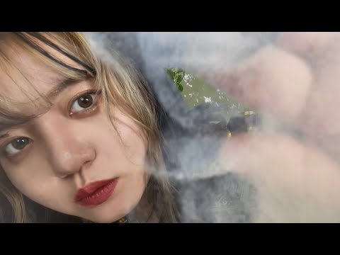 【ASMR】カメラに直接メイクしてあげる｜ロールプレイ,ささやき声,メイク