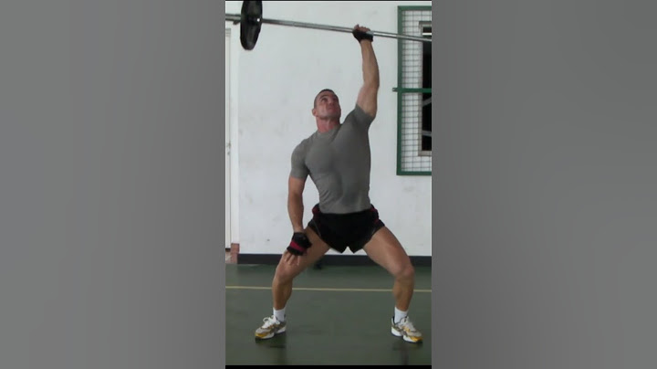 Démonstration | Arraché d'un bras à 50kg ! (2 poids de 15kg + barre de 20kg).