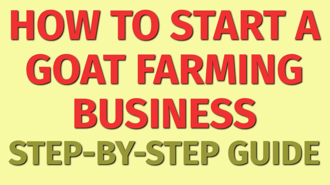 goat farming business plan template