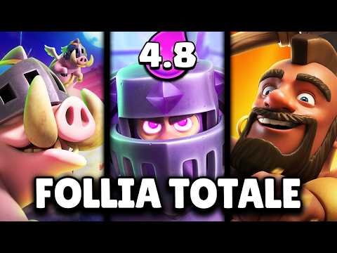 Deck 4.8 MIDLADDER PURO... MK + DOMATORE + PIGGY su CLASH ROYALE!