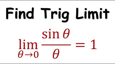 3.3.1 Find Trigonometric Limit