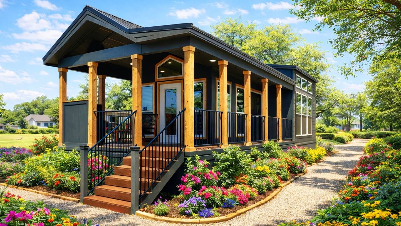 A Full Tour of the Brazos Tiny Home at Greenmark Tiny Homes, TX