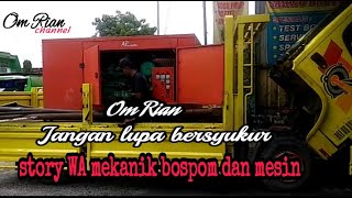 Story WA mekanik bospom dan mesin //jangan lupa bersyukur |Om Rian