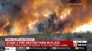 Stage 2 fire restrictions take effect in southern Arizona