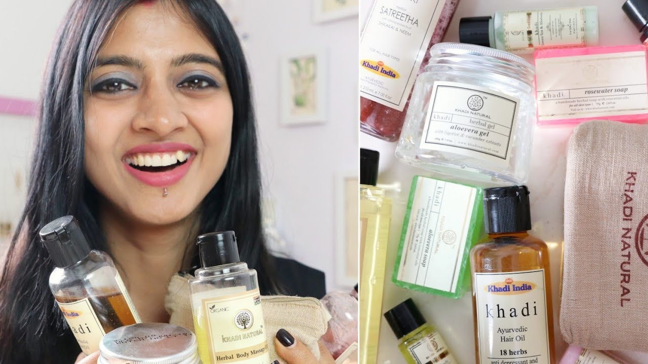 Hindi - Khadi haul __|| khadi review, shampoo, soap, oil - YouTube