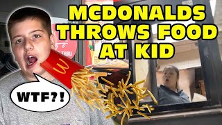 🤬Kid Temper Tantrum🤬 Gets Food Thrown At Him By A McDonalds Employee! [Original]